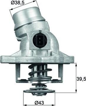 MAHLE TM12105 - 6493.10 TERMOSTATS