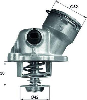 MAHLE TM29100D - TERMOSTATS MB TM