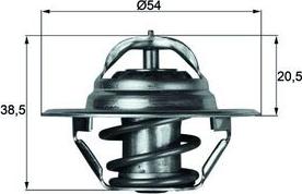 MAHLE TX383D - Termostats, Dzesēšanas šķidrums