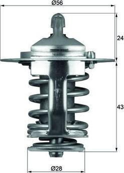 MAHLE TX7082 - 5434.82 TERMOSTATS