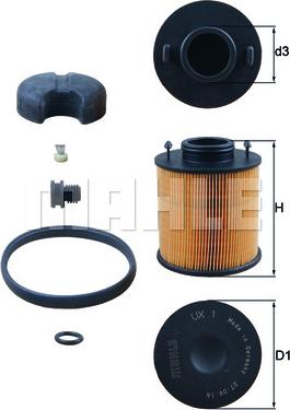 MAHLE UX1D - AdBlue FILTRS UX1D