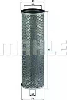 MAHLE LX732 - C16167 GAISA FILTRS