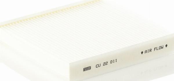 Mann-Filter CU22011 - Filtrs, Salona telpas