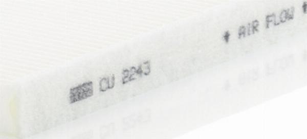 Mann-Filter CU2243 - Filtrs, Salona telpas