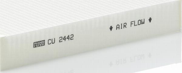 Mann-Filter CU2442 - Filtrs, Salona telpas