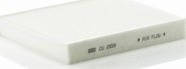 Mann-Filter CU2559 - Filtrs, Salona telpas