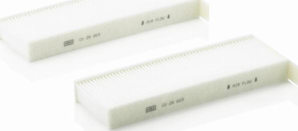 Mann-Filter CU29003-2 - Filtrs, Salona telpas