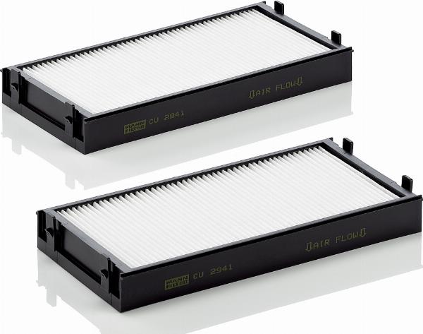 Mann-Filter CU2941-2 - Filtrs, Salona telpas