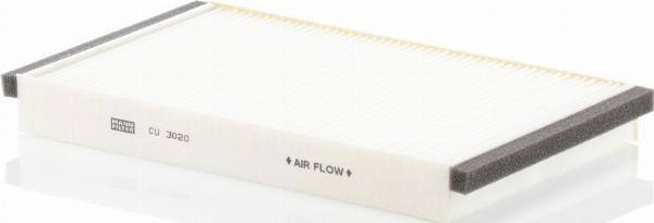 Mann-Filter CU3020 - Filtrs, Salona telpas