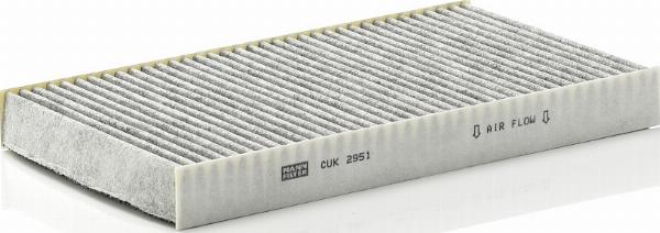 Mann-Filter CUK2951 - Filtrs, Salona telpas