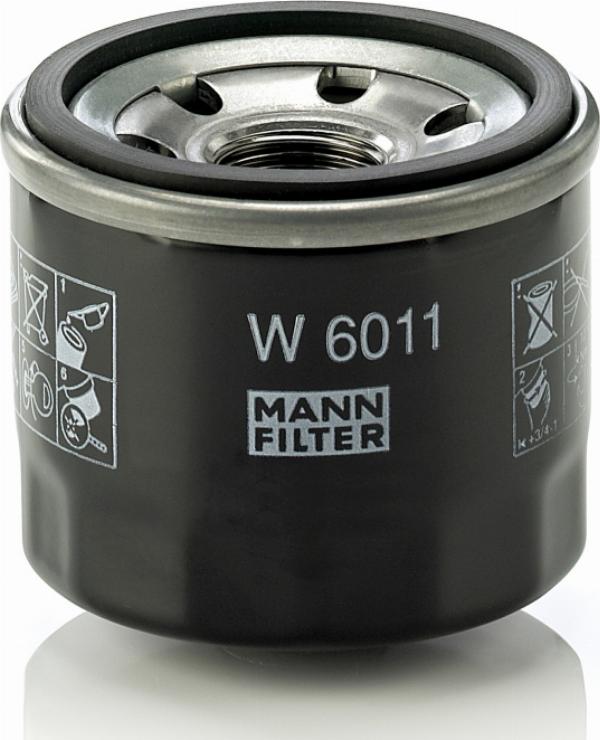 Mann-Filter W6011 - Eļļas filtrs