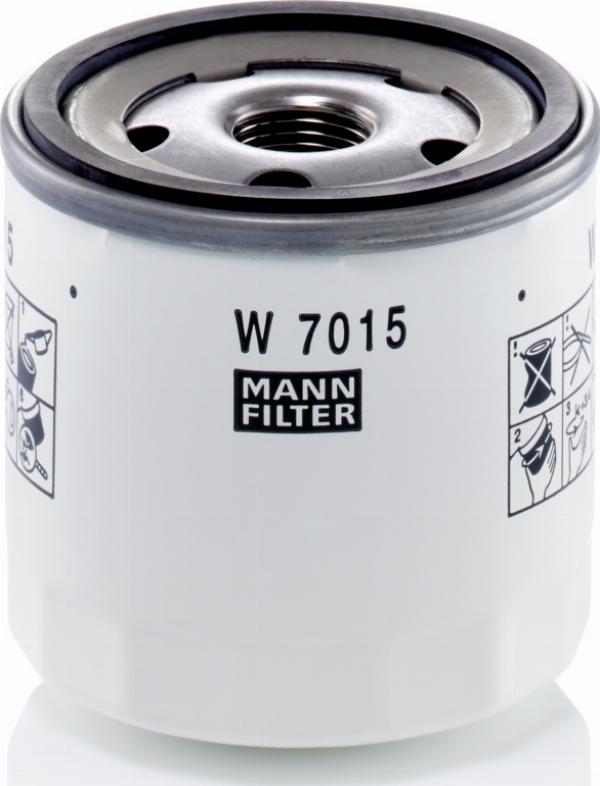 Mann-Filter W7015 - Eļļas filtrs