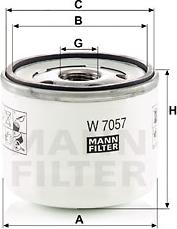 Mann-Filter W7057 - Auto Part