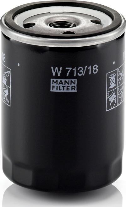 Mann-Filter W713/18 - Eļļas filtrs