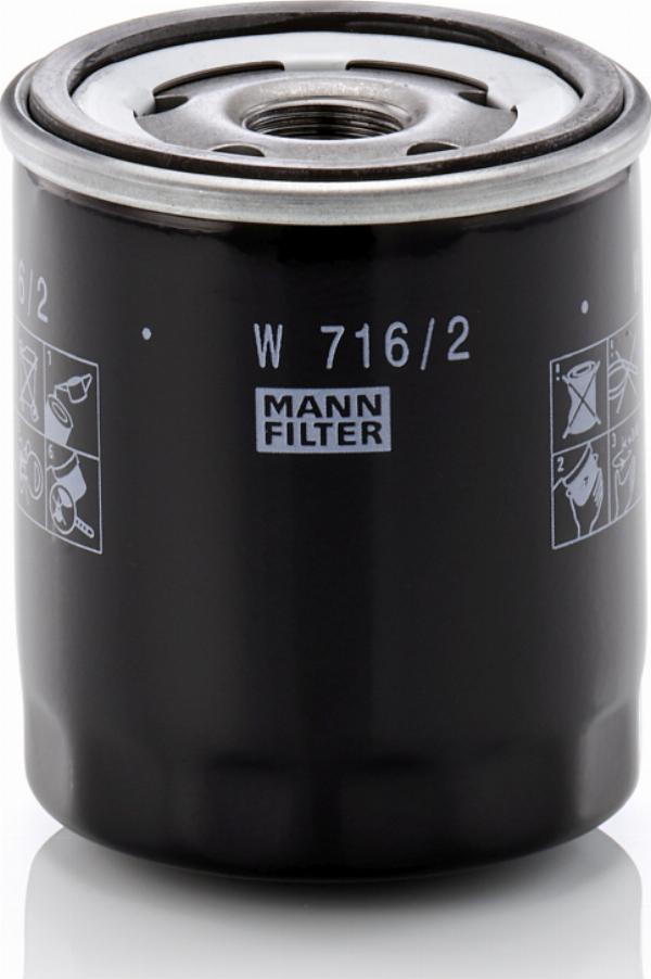 Mann-Filter W716/2 - MANN-FILTER W 716-2