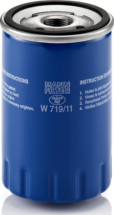Mann-Filter W719/11 - Eļļas filtrs