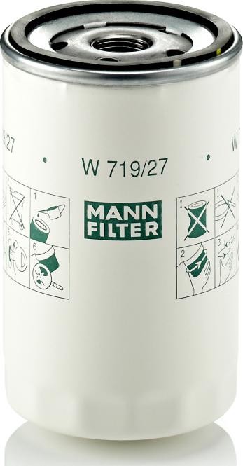 Mann-Filter W719/27 - Eļļas filtrs