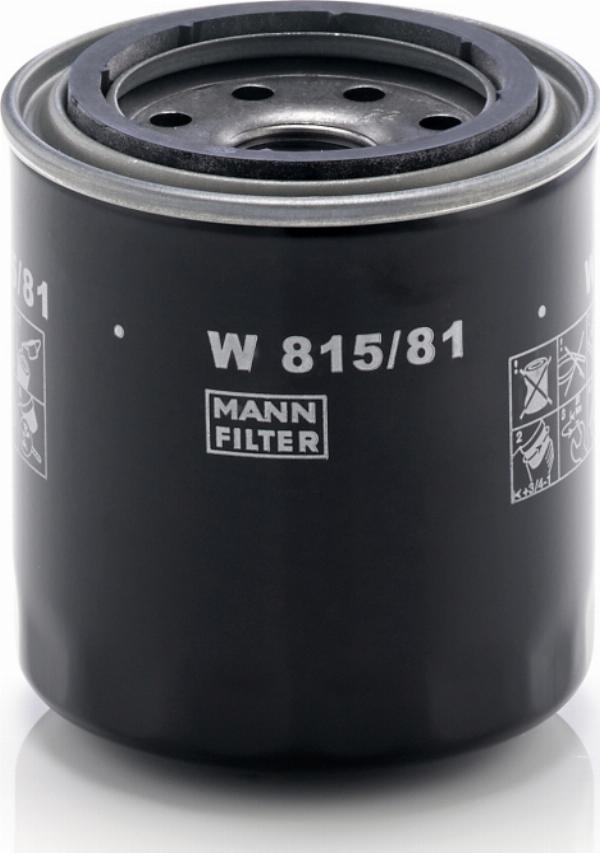 Mann-Filter W815/81 - Eļļas filtrs