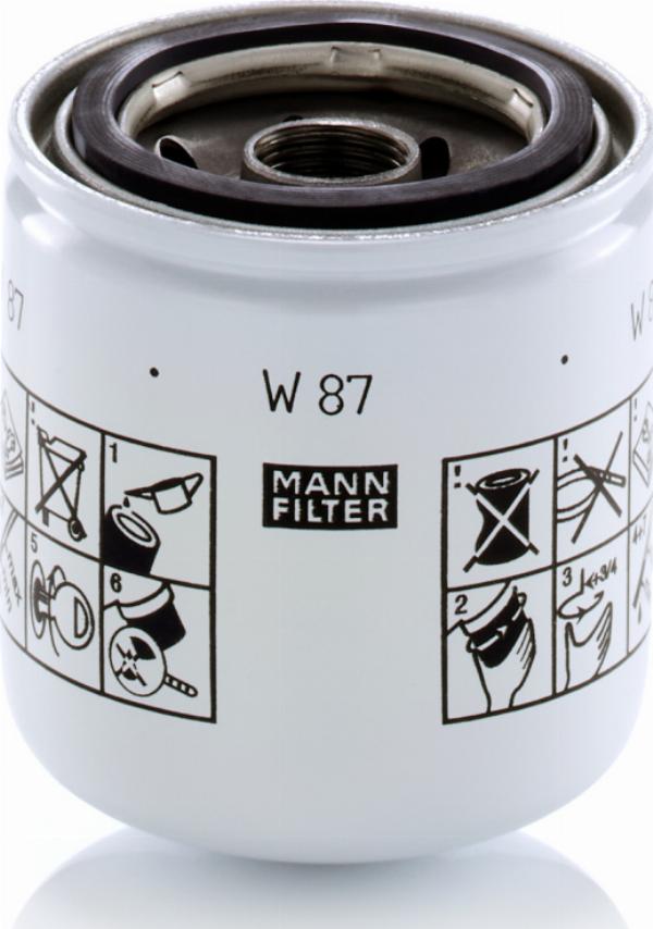 Mann-Filter W87 - Eļļas filtrs