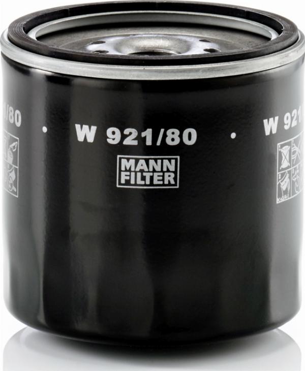 Mann-Filter W921/80 - Eļļas filtrs