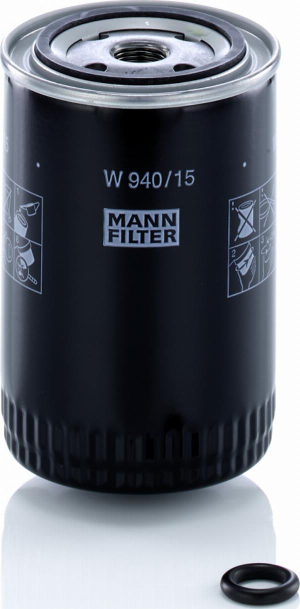 Mann-Filter W940/15N - Eļļas filtrs