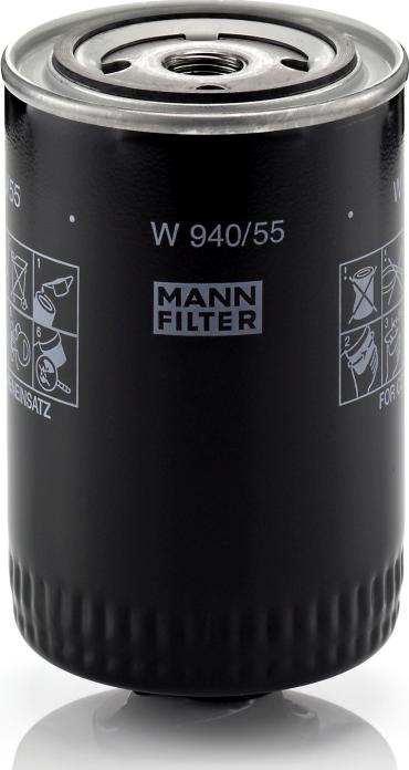 Mann-Filter W940/55 - Eļļas filtrs