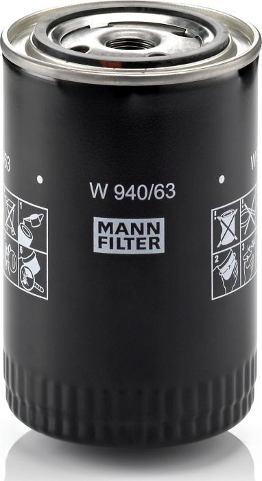 Mann-Filter W940/63 - Eļļas filtrs