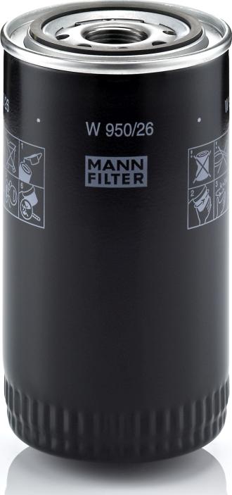 Mann-Filter W950/26 - MANN-FILTER W 950-26