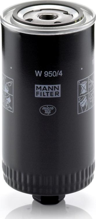 Mann-Filter W950/4 - Eļļas filtrs