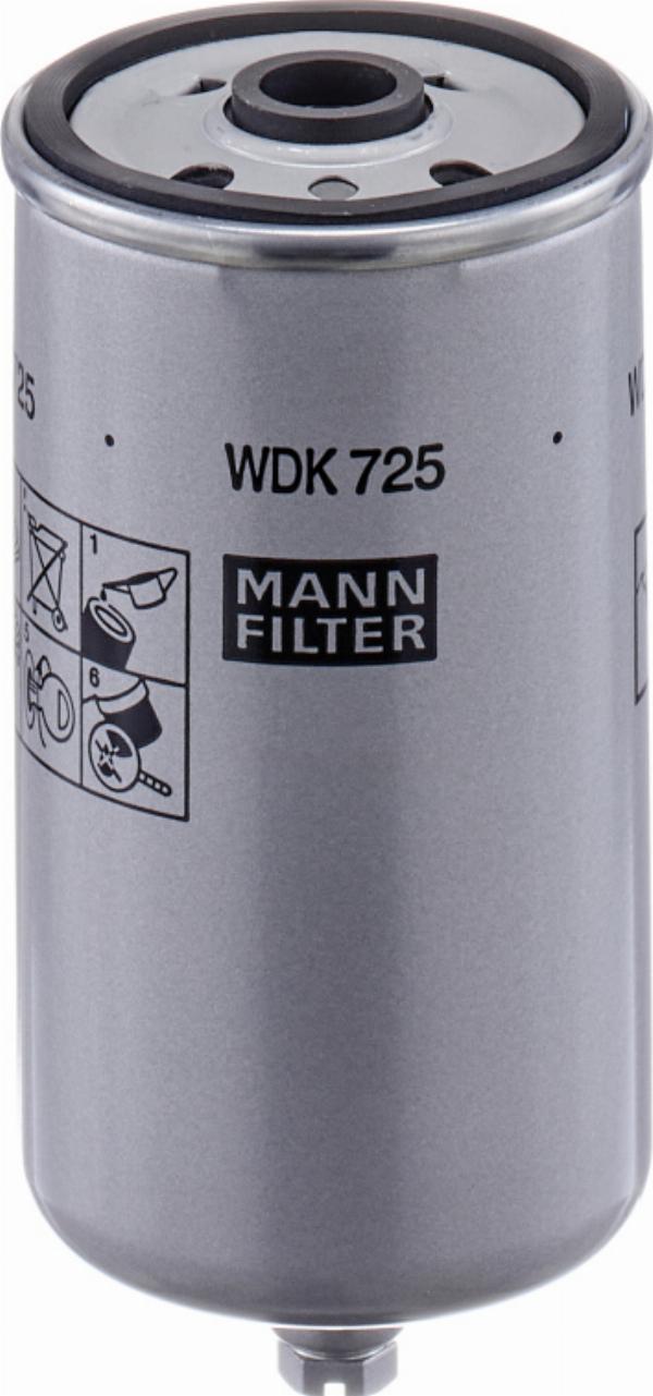 Mann-Filter WDK725 - Degvielas filtrs