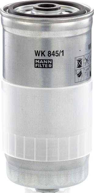Mann-Filter WK845/1 - Degvielas filtrs