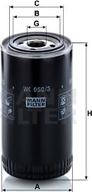 Mann-Filter WK950/3