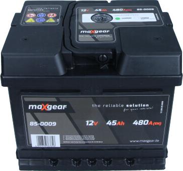 Maxgear 85-0009 - Startera akumulatoru baterija