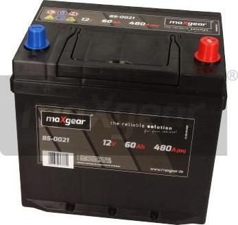Maxgear 85-0021 - Startera akumulatoru baterija