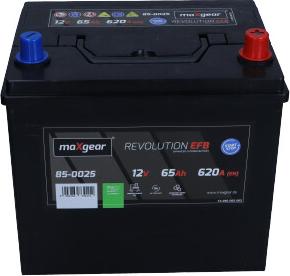 Maxgear 85-0025 - Startera akumulatoru baterija