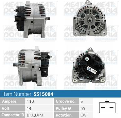 Meat & Doria 5515084 - Auto