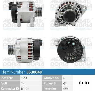 Meat & Doria 5530040 - Auto
