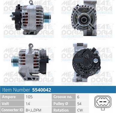 Meat & Doria 5540042 - Auto