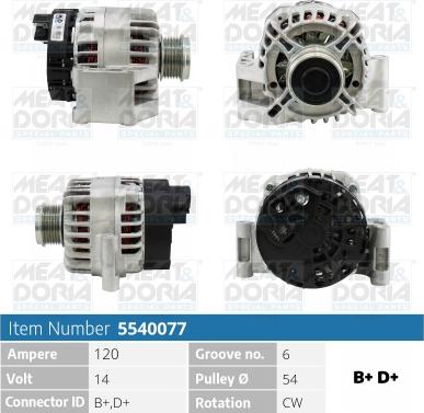Meat & Doria 5540077 - Auto
