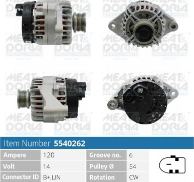 Meat & Doria 5540262 - Auto