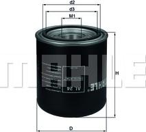 MAHLE AL24 - TB1394-1X GAISA FILTRS