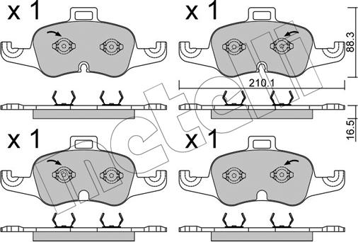 Metelli 22-1127-1 - Auto Part
