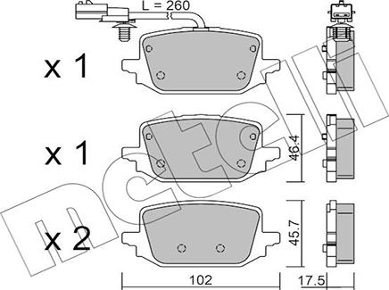 Metelli 22-1366-1 - Auto Part