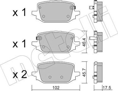 Metelli 22-1366-2 - Auto Part