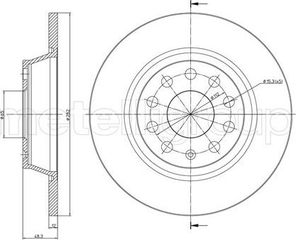 FREMAX BD-5619 - DDF1306 BREMŽU DISKS