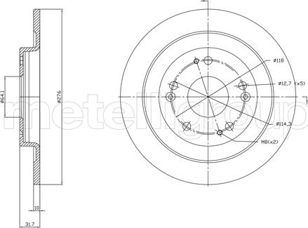 Metelli 23-1391C - Auto Part