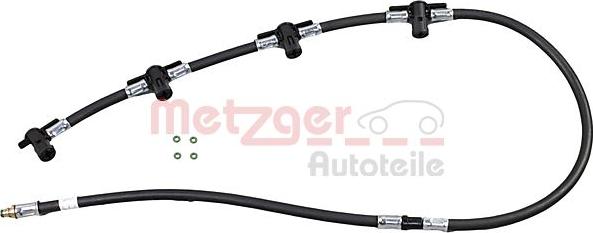 Metzger 0840105 - Šļūtene, Degvielas
