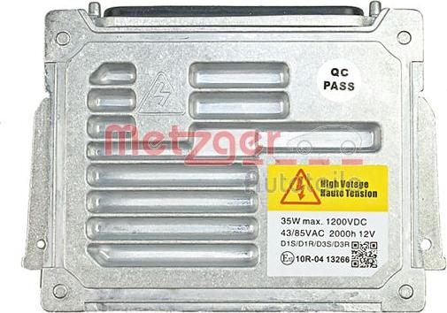 Metzger 0896010 - Strāvas ierobežotājs, Gāzizlādes
