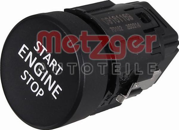 Metzger 09161169 - METZGER Autoteile 09161169