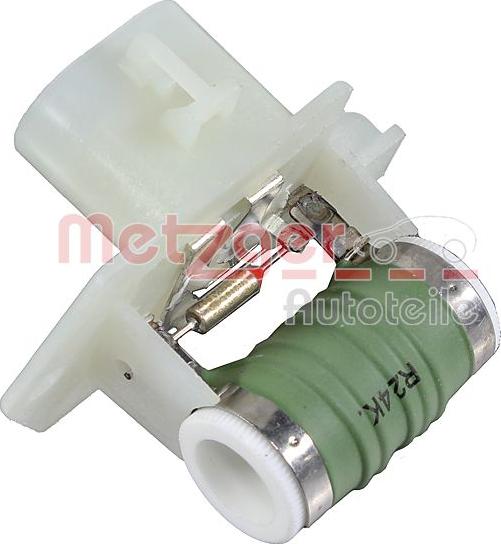 Metzger 0917756 - Papildus rezistors, Elektromotors-Radiatora